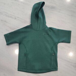 Abercrombie & Fitch Short Sleeve Hooded Sweatshirt - Green - Size 7/8